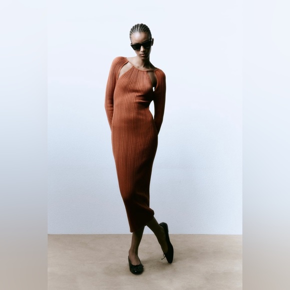 Zara Knit Dress - Picture 3 of 10